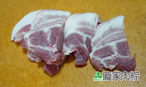 75-04肉粽大塊豬肉切法 這樣大塊漂亮的三層肉就切好了
