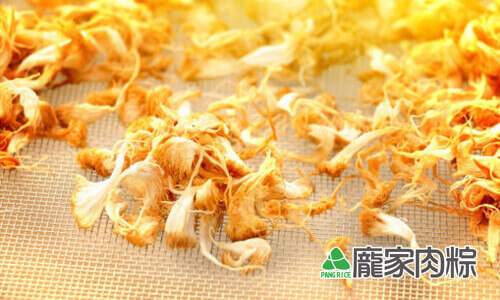 123-03八大山珍之一，猴頭菇滷至入味包入肉粽