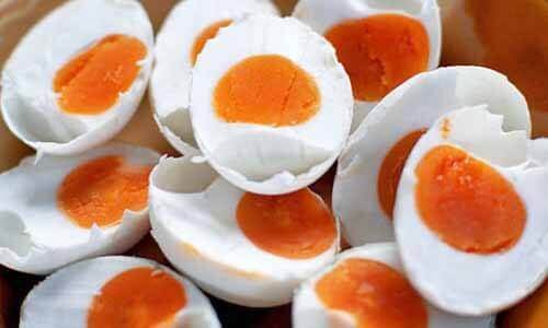 熟鹹蛋鹽水醃製鹹鴨蛋