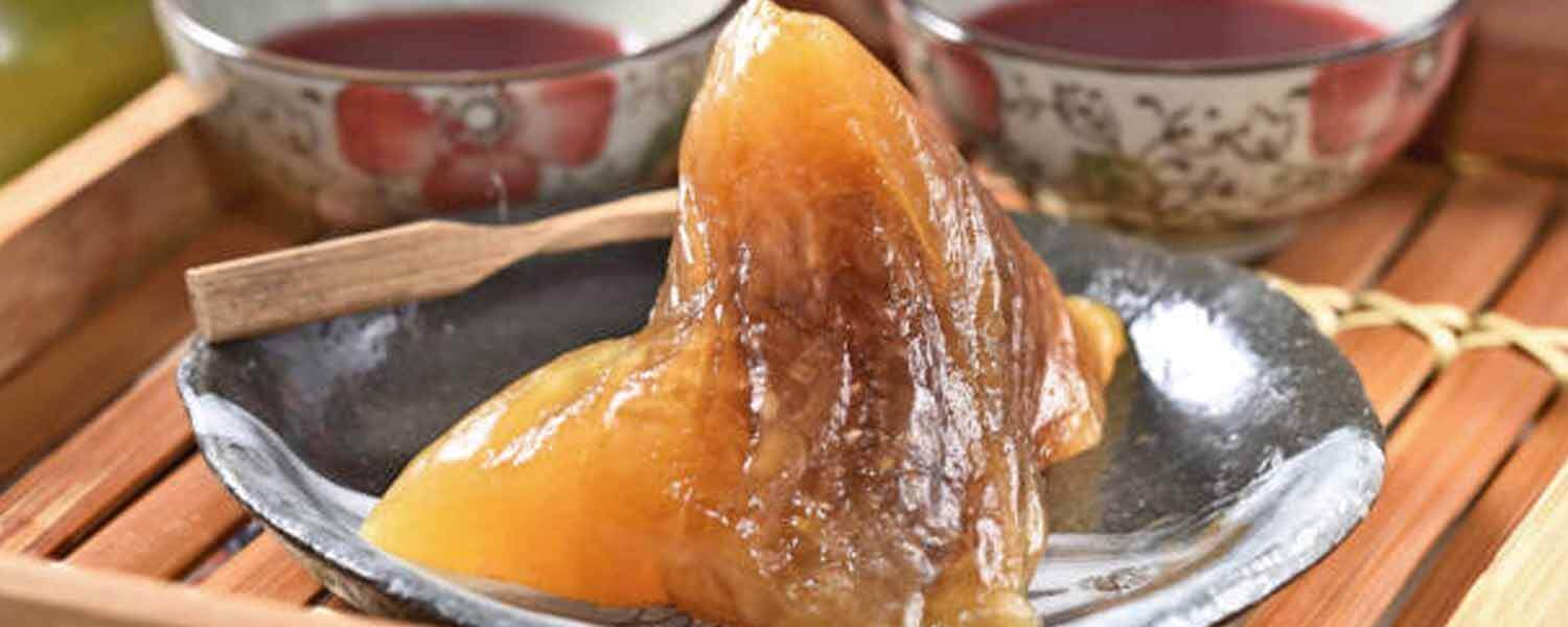 豆沙餡鹼粽甜粽